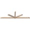 Ekena Millwork Kennewick Smooth Timber Gable Bracket, Douglas Fir, 108"W x 31 1/2"H x 3 1/2"D x 3 1/2"F, 7/12 Pitch GBW108X31X0404KEN00SDF - alternate 3